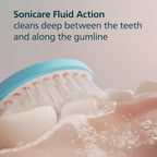 Philips Sonicare for Kids 7+ Genuine Replacement Toothbrush Heads, 2 Brush Heads, Turquoise and White, Standard, HX6042/94