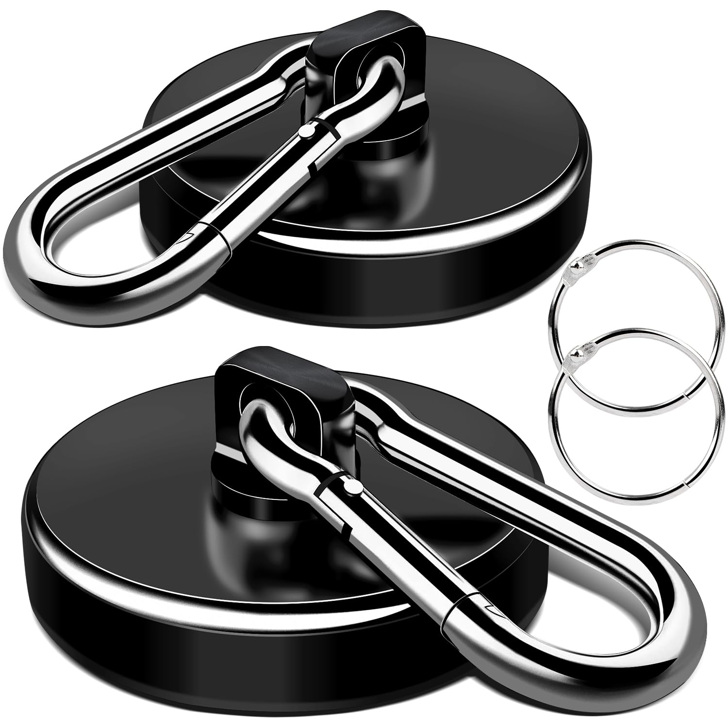 LOVIMAG Magnetic Hooks 200 LBS Strong Magnets Cruise 2Pack Magnet with Hook