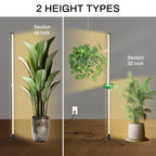 Atmel Standing Grow Lights for Indoor Plants with Timer 4Ft, 3 Adjustable Modes Full Spectrum Plant Lights for Indoor Growing, 243 LED Plant Grow Light for Flowering, Office, Indoor Garden