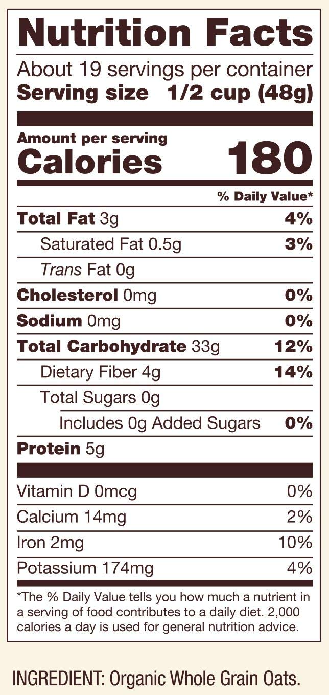 Bob's Red Mill Organic Thick Rolled Oats, 32oz (4 Pack)