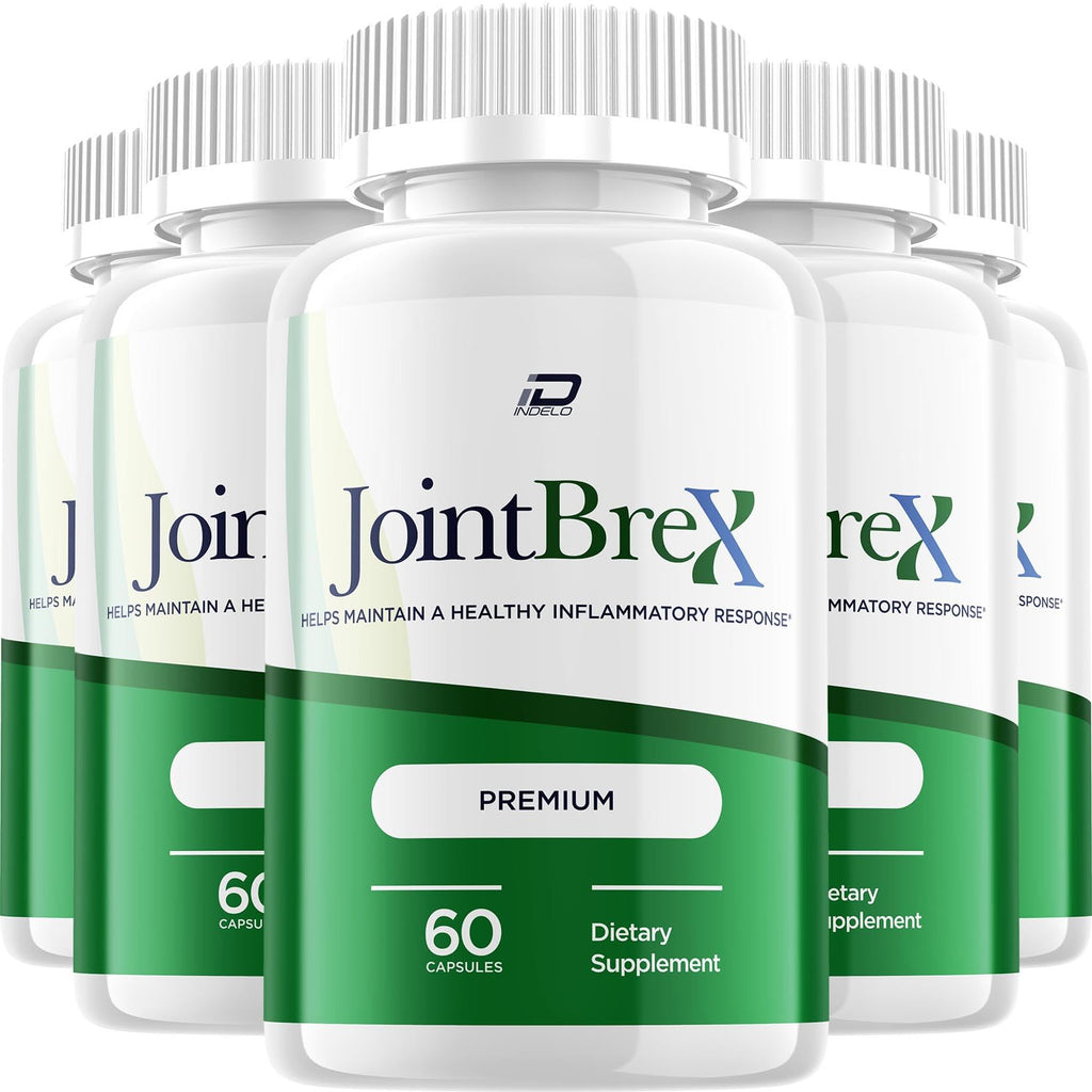 JointBrex Capsules - Joint Brex Pills Advanced Formula Natural Ingredients for Health Support, Reviews - 5 Pack - 300 Capsules
