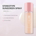SPF Setting Spray for Face & Body - Sheer Sunscreen Mist SPF 50, Makeup-Friendly Setting Mist with Hydrating Glow, Reef-Safe & Non-Greasy for Beach, Wedding, Daily Wear (2)