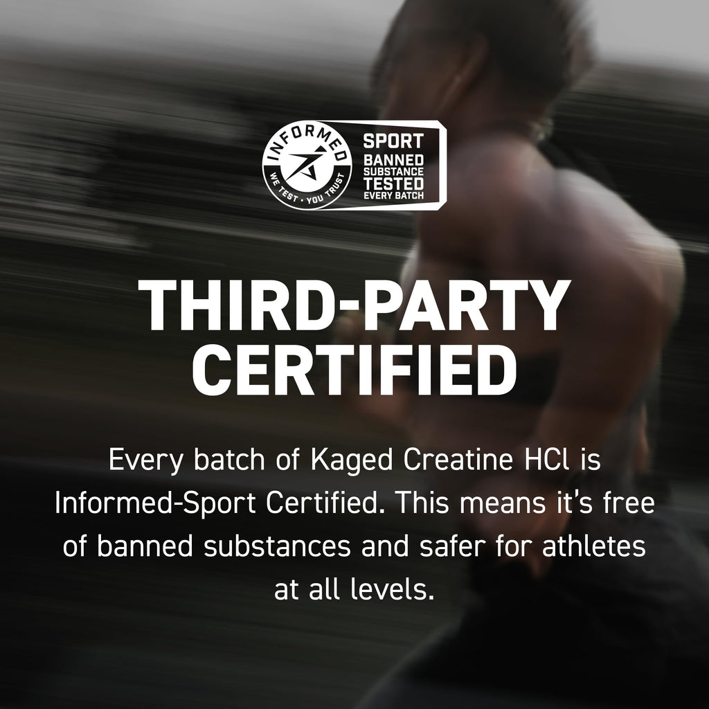 Kaged Creatine HCl Powder | 7X Concentrated vs Mono | Muscle Building & Recovery | High Absorption | No Bloating | Creatine for Men & Women | Vegan, Gluten Free | Lemon Lime | 75 Servings