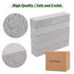 25 Pieces Pumice Stone Toilet Bowl Cleaner, Pumice Scouring Stick Remove Hard Water Ring in Toilet, Pumice Stones for Cleaning, Household, Bath, Kitchen, Pool (5.9 x 1.4 x 0.9 Inches)
