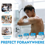 HTLARY Waterproof Transparent Film Dressing with Absorbent Pad 50-Pack Sterile Adhesive Bandages Post-Surgical Wound Cover, Protective Barrier for Sensitive Skin (2.7‘’x4‘’)
