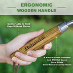 Haliaeetus Garden Hand Fork, 12.3'' Hand Weeding Fork with Sharp Tine