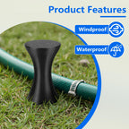 5-Piece Garden Hose Guide for Plant Protection, Interlocking PETG Guide for Guiding Water Hoses, Flower Bed Liner, Tool-Free Assembly