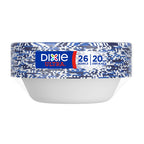 Dixie Ultra, Large Paper Bowls, 20 Oz, 150 Count (6 packs of 25 bowls), Microwave Safe, Compostable, Disposable Bowls Great For Breakfast, Lunch, And Dinner Meals