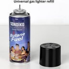 Sondiko Butane Refill, Premium Butane Fuel Canister 100ml, Premium Quality Fuel for Jet Flame Lighters and Torches(2 Can)