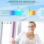 STASTEND 4 Pack Progressive Multifocus Reading Glasses for Women Men Spring Hinge Blue Light Blocking Readers (Multicolor-1, 1.75, x)