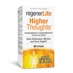Natural Factors 3 Brains, Higher Thoughts, Support for Cognitive Health and Brain Function, Daily Dietary Supplement, 90 Softgels