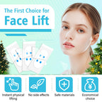Face Lift Tape,Face Neck Tape Lifting Invisible,256pcs Instant Facelift Tape for Facial,Turkey Neck Jowls,Eyes Loose Skin,Double Chin,Wrinkles,Sagging Skin Tightening,V-Edge Face Necks Less Strip