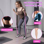 5 Pcs Resistance Bands for Working Out Women and Men, Physical Therapy Bands, Latex Free Elastic and Exercise Bands Set for Stretching, Suitable for Rehab, Yoga, Pilates, Gym, Home Exercise (Pink)
