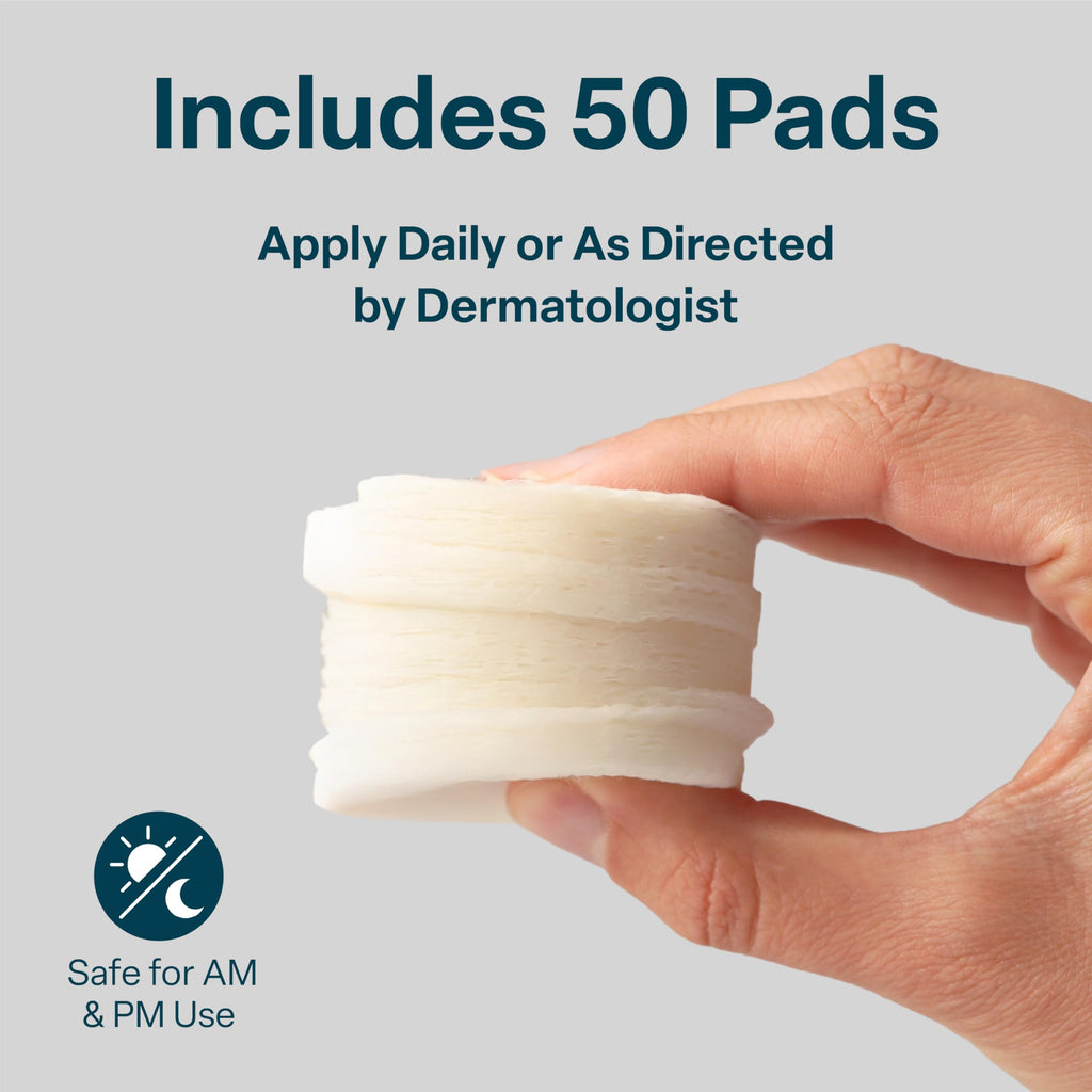 QRxLabs Pore Toner Pads with Salicylic Acid and Niacinamide - Helps Reduce the Look of Enlarged Pores, Makeup Prep - Skin Pore Resurfacing - Acne Treatment Clearing - Daily Pads - 50ct