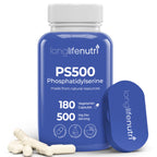 Phosphatidylserine Pure 500mg – 180 Vegetarian Pills, 3-Month Supply, Supplement for Strengthening Memory, Focus & Cognitive Function, Made in USA, Lab Tested, Non GMO