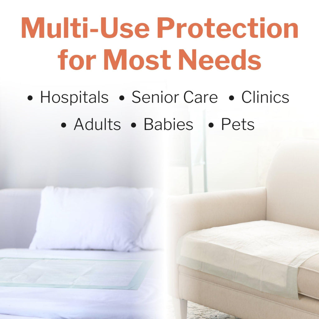 McKesson Super Underpads, Incontinence Bed Pads 30" x 30" (30x30 Inch (Pack of 100))