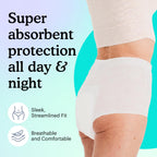 Because Overnight Absorbency Pull Ups - Adult Disposable Incontinence Underwear, Extra Absorbent Nighttime Briefs for Men and Women, White, XLarge, 80 Count (4 Packs of 20)