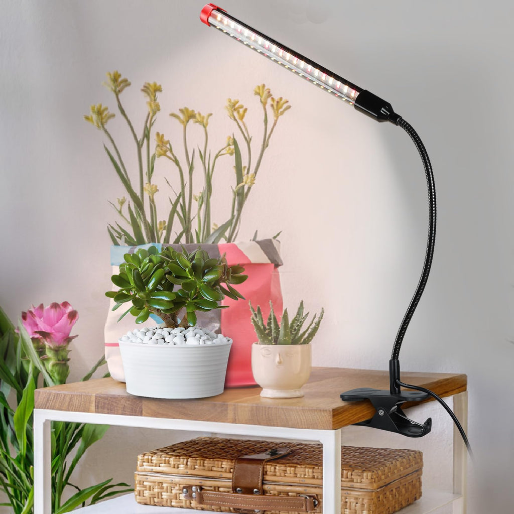 Game Changer! FECiDA 2026 2Pack Clip on Grow Lights for Single Pot Plant