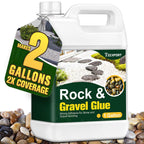 Teexpert 30OZ Rock Glue for Landscaping - Strong Gravel & Stone Adhesive for Walkways, Yards, Patios, and Driveways