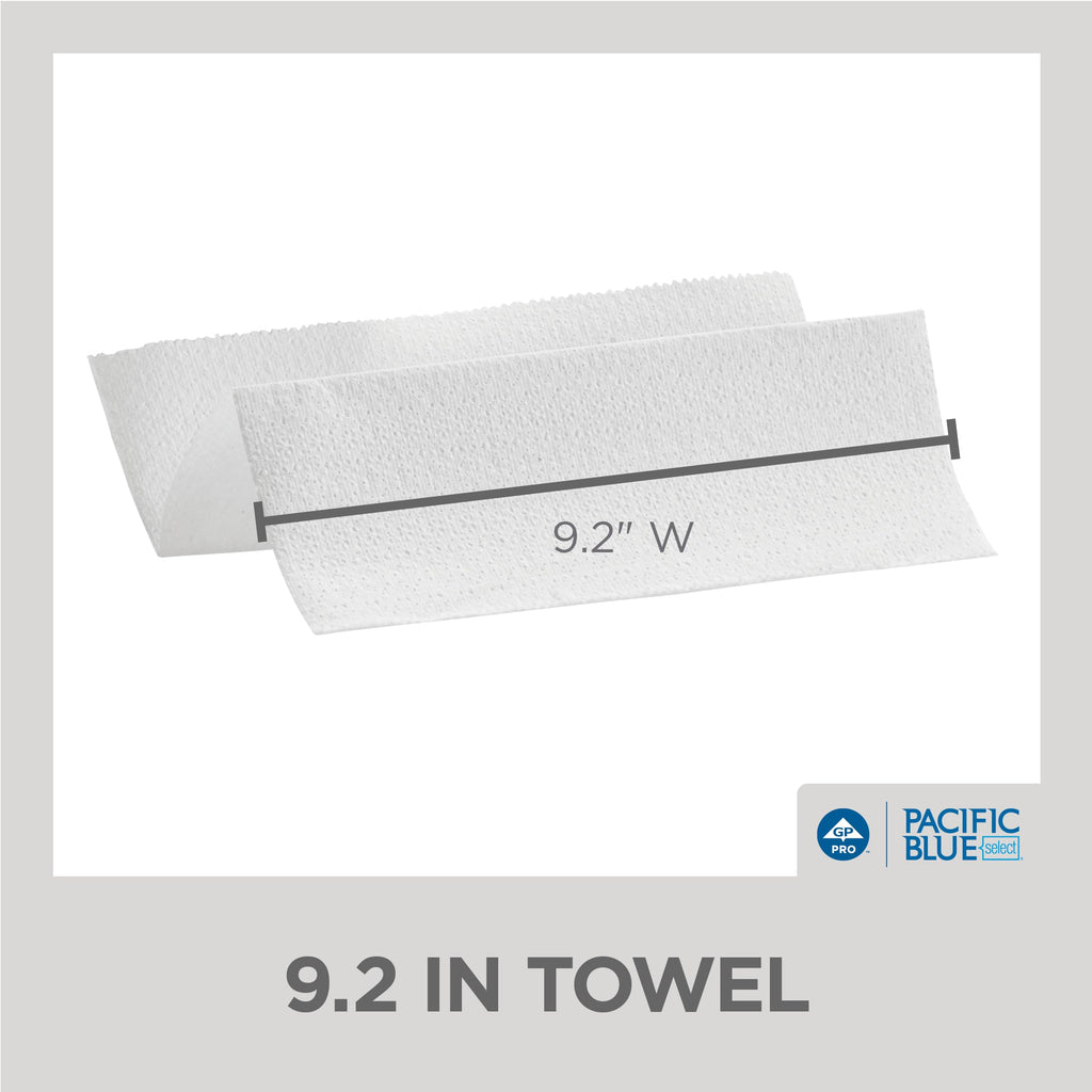 Pacific Blue Select Multifold Premium 2-Ply Paper Towels (Previously Branded Signature) by GP PRO (Georgia-Pacific), White, 21000, 125 Paper Towels Per Pack, 16 Packs Per Case