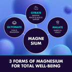 Magnesium Glycinate 2150MG Gummies for Women and Men, High Absorption Magnesium Glycinate, Citrate, Malate, Sugar Free, Vegan, 60 Chews, Pack of 2, Orange