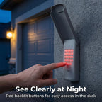 Universal Garage Door Opener Keypad Wireless Keypad Keyless Entry Compatible with LiftMaster Chamberlain Craftsman Genie Overhead Linear Wayne Dalton Garage Door Opener Remote Learn Button Dip Switch