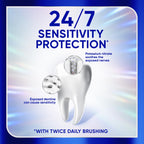 Sensodyne Clinical White Toothpaste Clinically Proven Whitening for Sensitive Teeth, Intensive Clean, 3.4 oz (3 Pack)