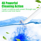 30 Count Toilet Wand Refills for Clorox, 4X Cleaning Power Toilet Bowl Cleaner Refill Pads for Clorox Wand System, Disposable Toilet Brush for Bathroom Cleaning，Light Scent