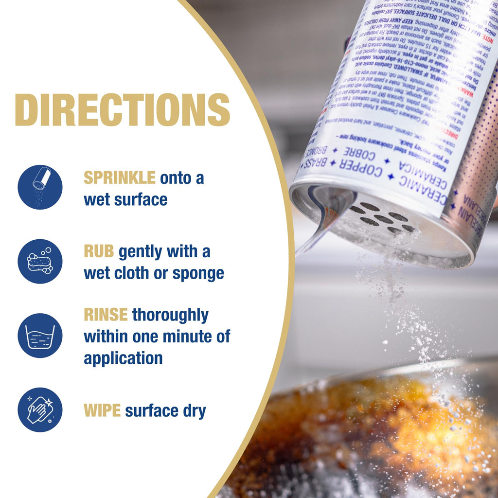 Bar Keepers Friend Cooktop Cleaner (13 oz) Multipurpose Liquid Stovetop Cleanser + Cookware Cleanser & Polish (12 oz) Stainless Steel Cleaner & Degreaser for Pots, Pans, Bakeware & Grills