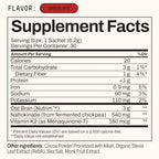 Toku Nattokinase 10,800 FU Supplement with Vitamin K2 MK7 & Oat Beta Glucan, Daily Circulation Support Powder, Plant-Based Drink Mix, Soy-Free, 30 Single-Serve Packets