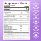 Svovita Saffron Gummies Supplements with 88.5 mg Saffron Extract, Magnesium Glycinate, L-Theanine, Ashwagandha, Rhodiola Rosea, St. John’s Wort - Sugar Free 120 Count