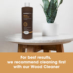 Furniture Clinic Danish Oil | Wood Care for Interior & Exterior Furniture | Restore, Seal & Protect Oak, Pine, Teak & More | Non-Toxic Natural Satin Finish | Repels Water, Stains, Dirt | 17oz/500ml