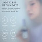 NUNA Ultra Hydrating Face Serum Spray with Peptides, Niacinamide, Hyaluronic Acid & Botanical Extracts – Korean Lightweight Moisture Boost Facial Mist & Setting Spray for Makeup – 3.38 fl oz