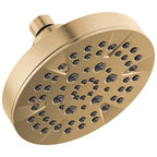 Delta 5-Setting Champagne Bronze Shower Head with High Pressure Spray, 6 Inch Round Shower Head, Showerheads, 1.75 GPM Flow Rate, Champagne Bronze 52535-CZ