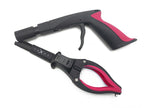 Grabber Reacher Tool 19" Aluminum Magnetic Claw with LED Light, Reacher Grabber Pickup Tool, Foldable Gripper Grabbers for Elderly Grab it Reaching Tool, Trash Grabbers Pickers, Red, by Luxet 2-Pack