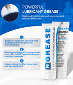 Replacement for Hayward SPX0327 3 Ounce Waterproof Lube for Swimming Pool Metal Parts O-Ring Gasket Silicone Lubricant, Plumbers Grease 3 oz Tube Lubricant (Limited Edition)