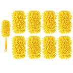 Yicotira 8 Pack Reusable Duster Refill Compatible with Swiffer Hand Duster - 360 Heavy Duty Dusters Refills - Microfiber Ceiling Fan Duster for Swiffer Dusters Extended Handle (Handle is Not Included)