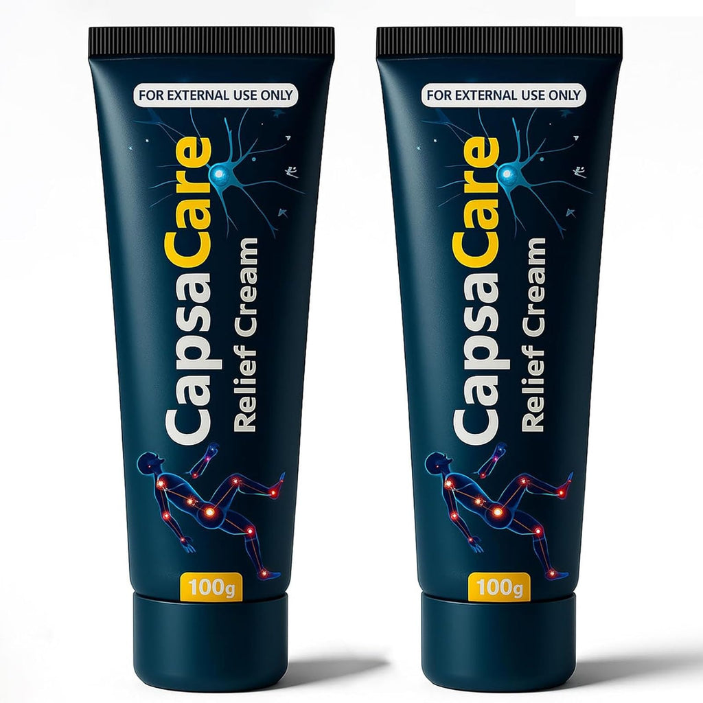 QUZOYU Capsacare Neuropathy Relief Cream, Contains Capsaicin, Arnica, Menthol, Msm, and Glucosamine, Suitable for Feet, Hands, Legs, Muscles, Joints, and Waist, Fast Absorption, Mild & All Natural