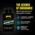 SNAC Aerobitine - Pre-Workout Supplement for Max Endurance, 120 Veggie Caps