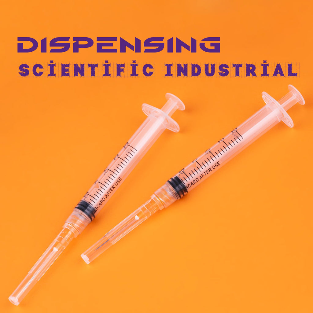 Disposable 2ml Syringe with 25Ga 1.0 Inch Needle, Individual Package pack of 100