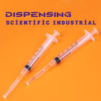 Disposable 2ml Syringe with 25Ga 1.0 Inch Needle, Individual Package pack of 100