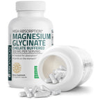 Bronson Magnesium Glycinate 200 MG per Serving Chelated for High Absorption, Gentle On Stomach, Non-GMO, 120 Vegetarian Capsules