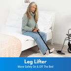 Sliq 7 Pcs Hip Kit for Seniors, Total Recovery Replacement Supplies After Surgery, Hip Replacement Kit After Surgery with Ice Pack, Grabber Tool, Leg Lifter, Sock Aid, Waterproof Bandages
