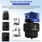 2 Pack BIQU Panda Juicer SF Hotend Print Head Kit for Bambu-Lab H2D/H2S/H2C/A1/A1 Mini Upgrade Standard Flow High Temperature Hot End 0.4mm Hardened Steel Detachable Nozzle with 5PCS Silicone Sock