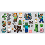 RoomMates RMK5366SCS Minecraft Characters Peel and Stick Wall Decals (Pack of 4)