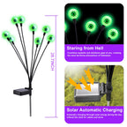 ASMAD Halloween Decorations Outdoor Solar Scary Eyeball Lights,4Pack 32LEDs