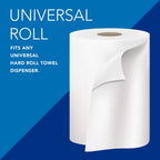 Scott Professional Essential Universal High-Capacity Hard Roll Paper Towels, Bulk (01005), Hardwound 1.5" Core, Absorbency Pockets, White (6 Rolls at 1,000' Each, 6,000'/Case)