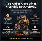 Pure Compression Too Old to Care Bulldog Bobblehead – Funny Car Dash Statue