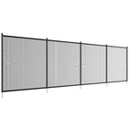 VEVOR Pool Fence, 4 x 108 FT Pool Fences for Inground Pools, Removable Safety Pool Fencing, Easy DIY Installation Swimming Pool Fence, 340gms Teslin PVC Pool Fence Mesh Protects Kids and Pets