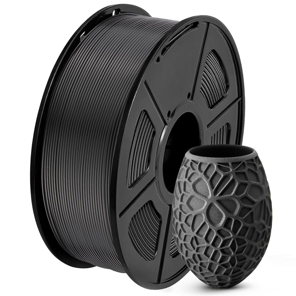SUNLU PLA 3D Printer Filament, Black, 1KG